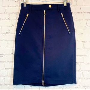 Tommy Hilfiger Dark Navy Pencil skirt Zipper